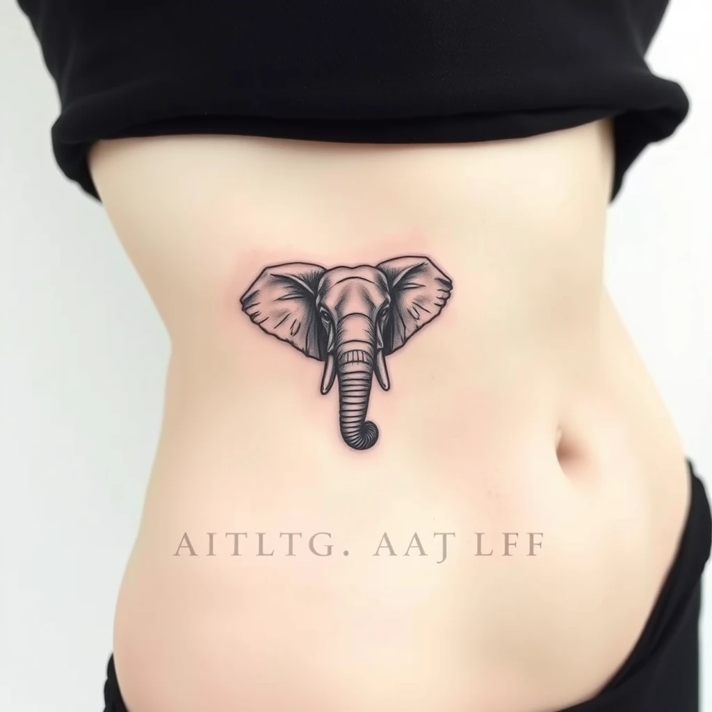 Elephant tattoo