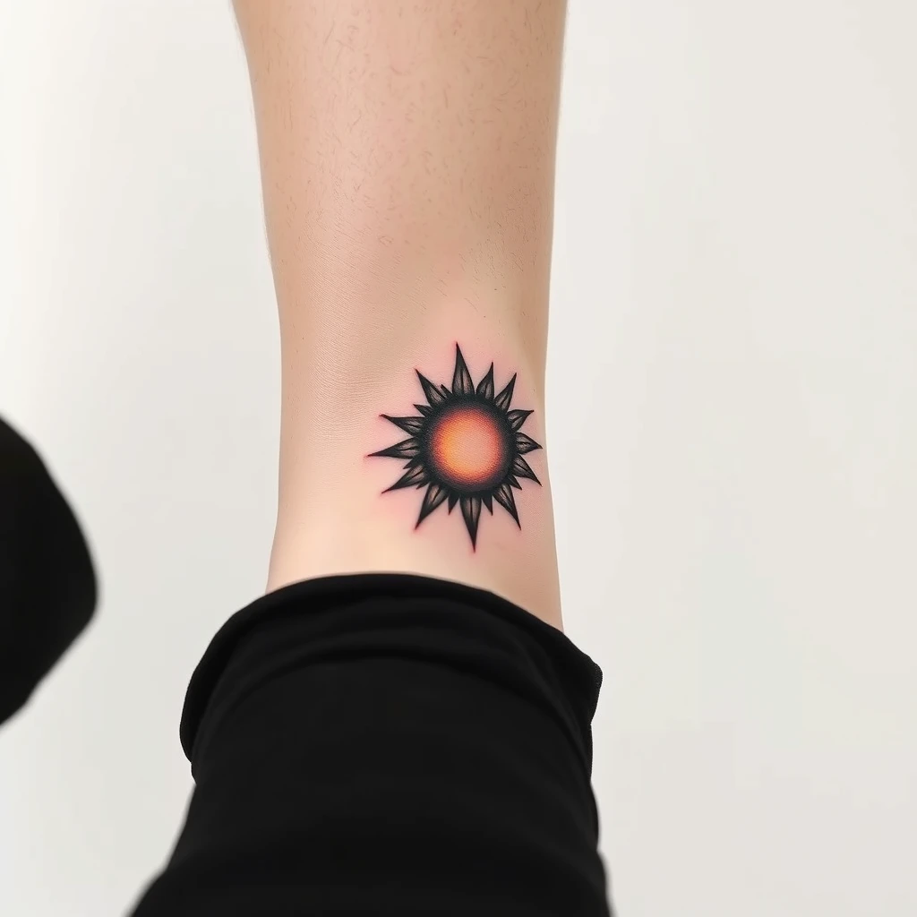 Sun tattoo