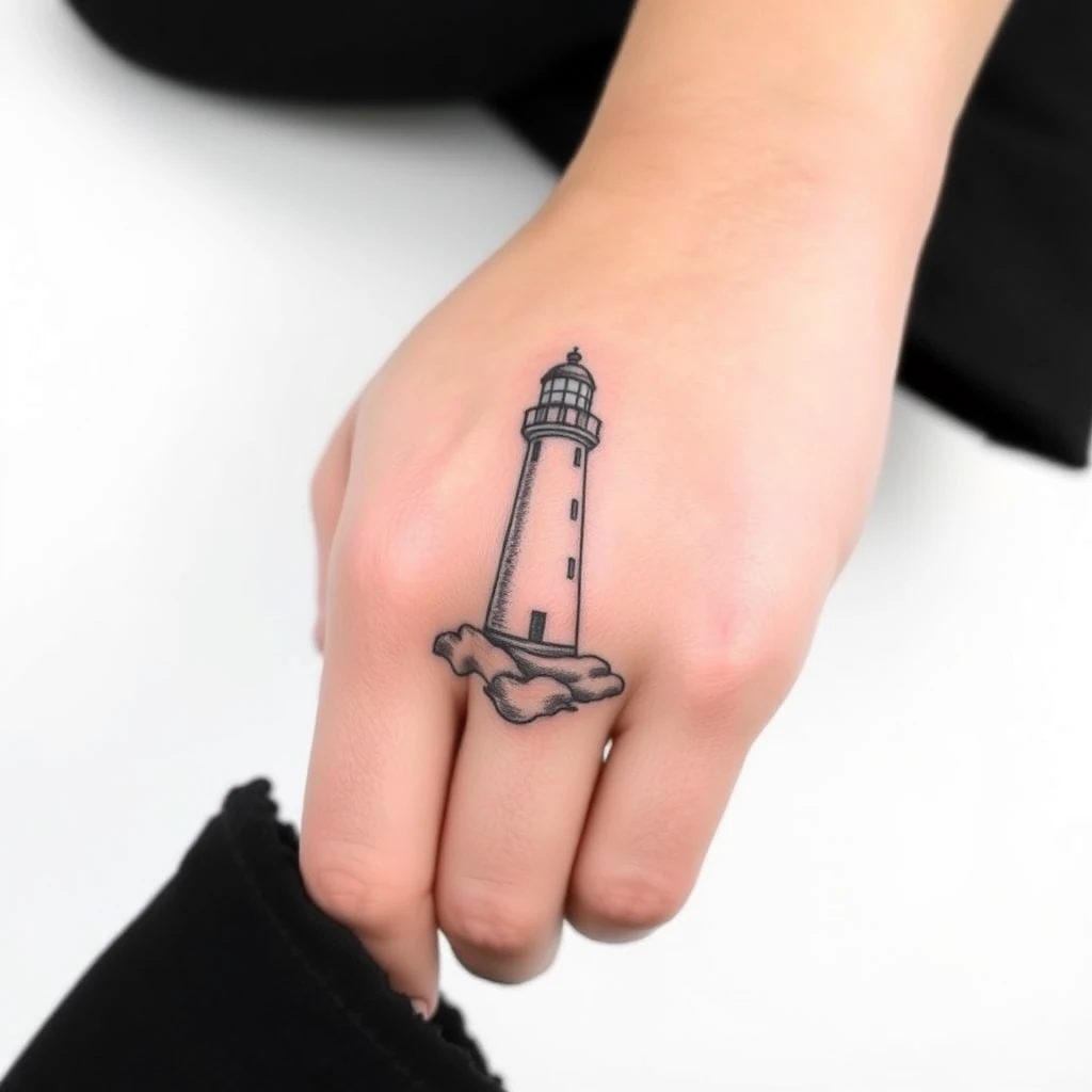 Lighthouse tattoo