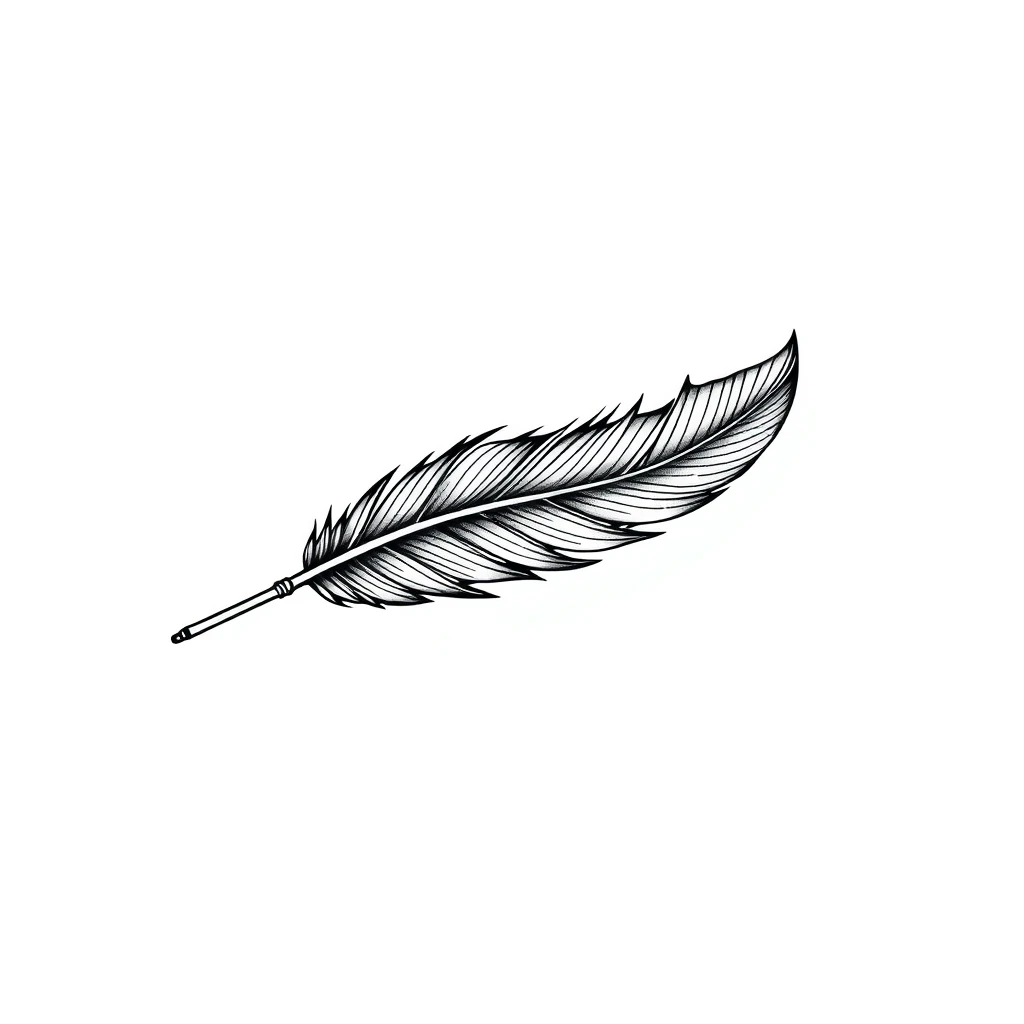 Feather tattoo