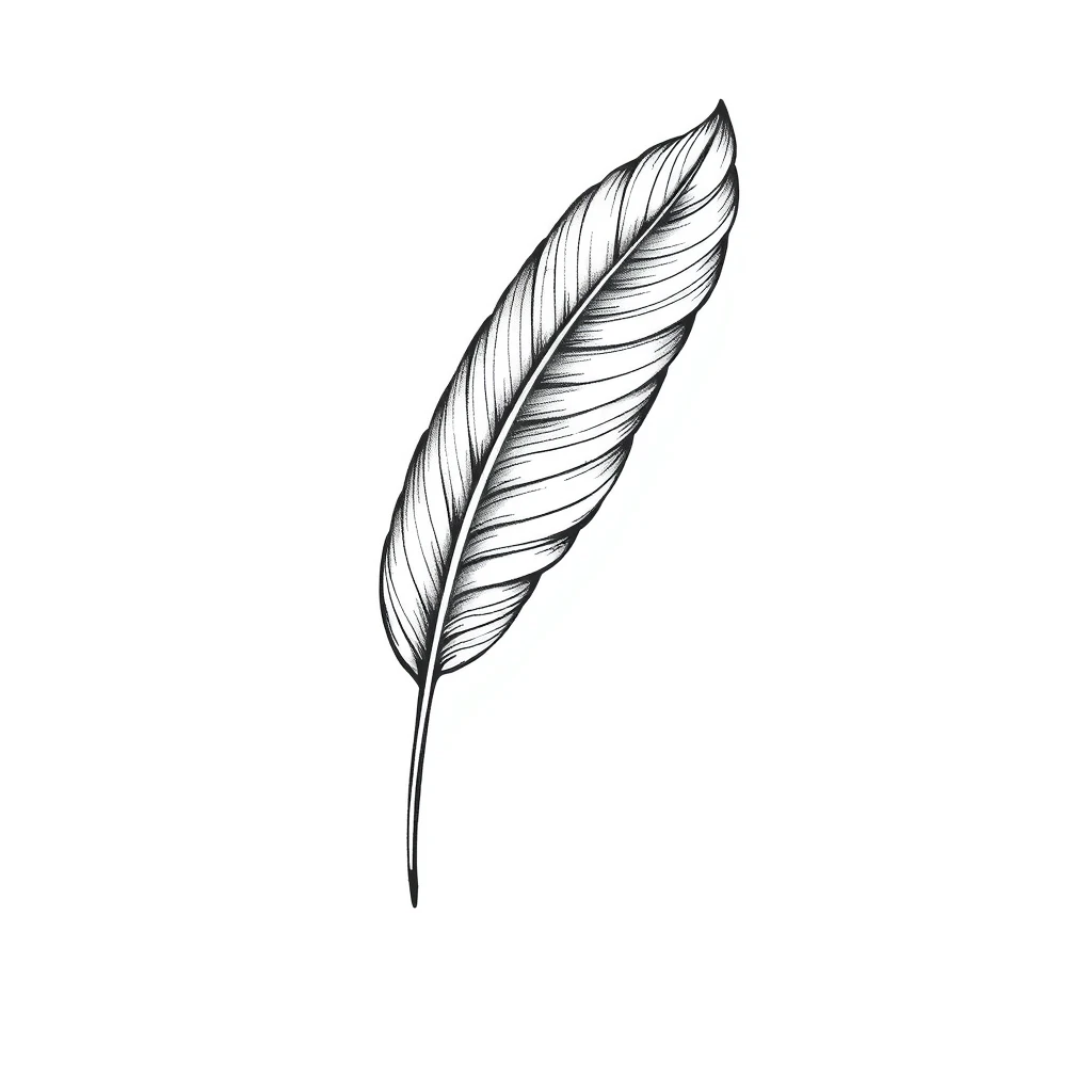 Feather tattoo