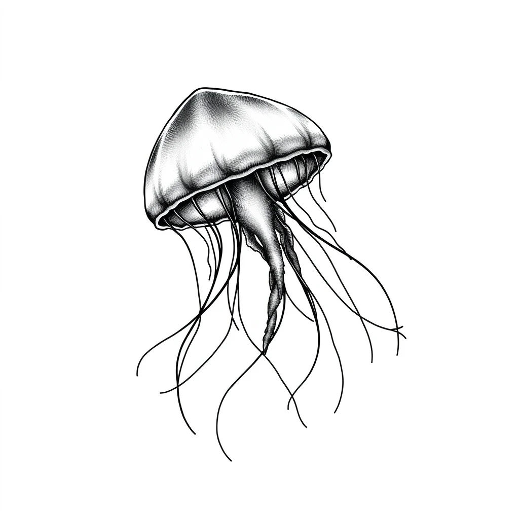 Jellyfish tattoo