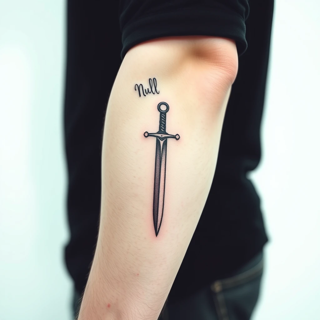 Sword tattoo