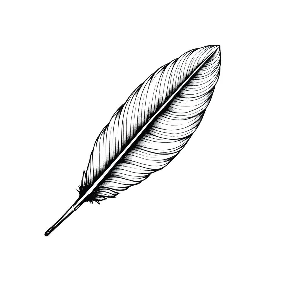 Feather tattoo