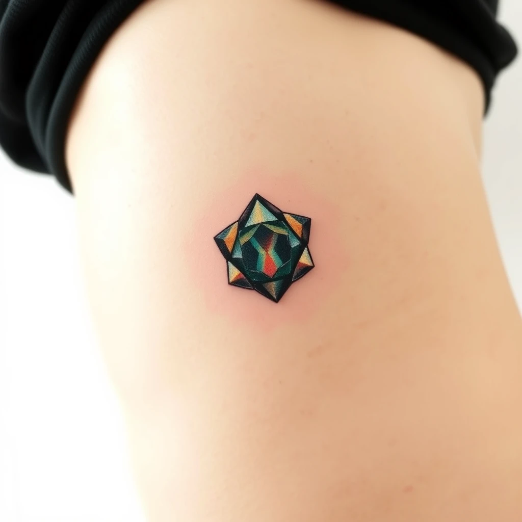 Gemstone tattoo