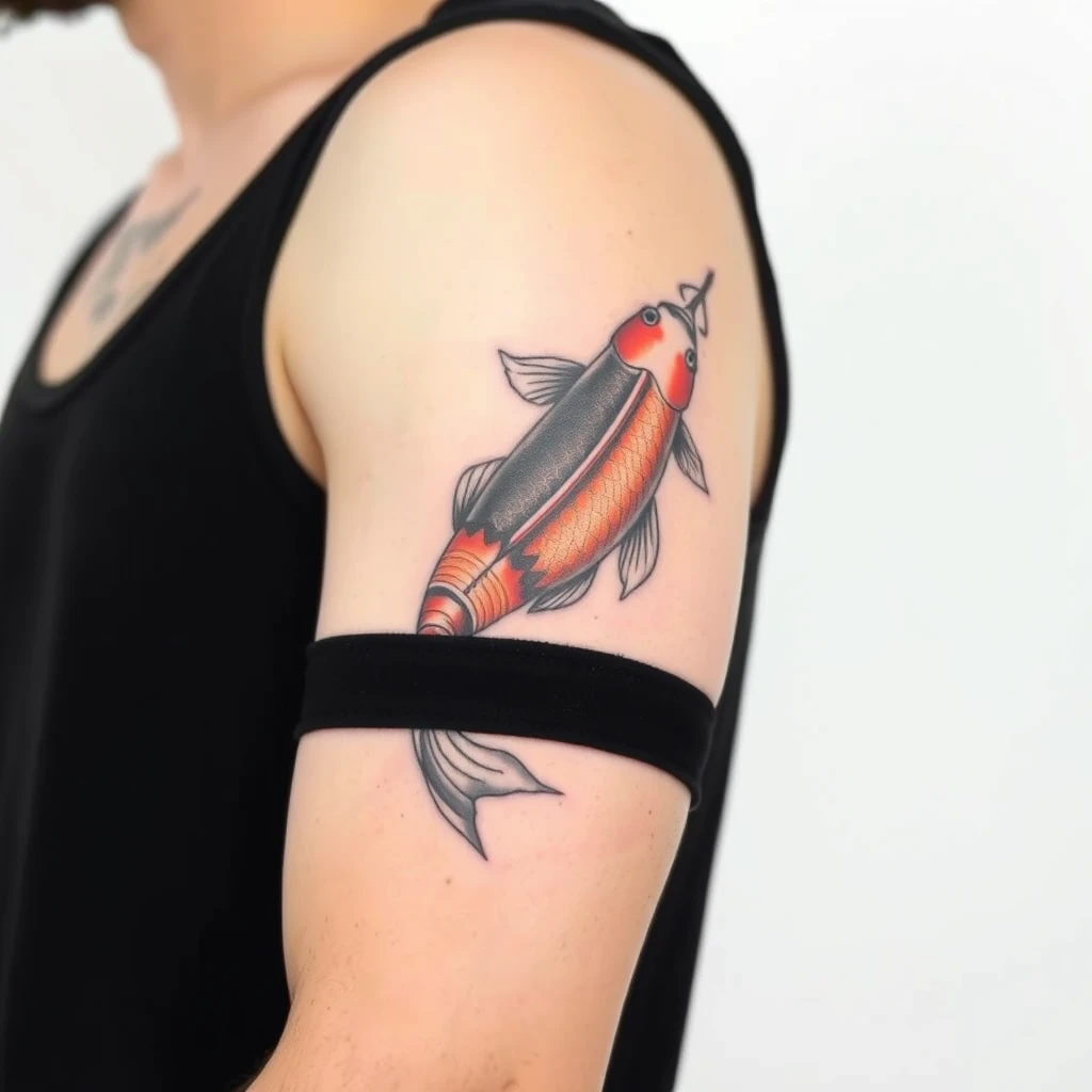 Koi fish tattoo