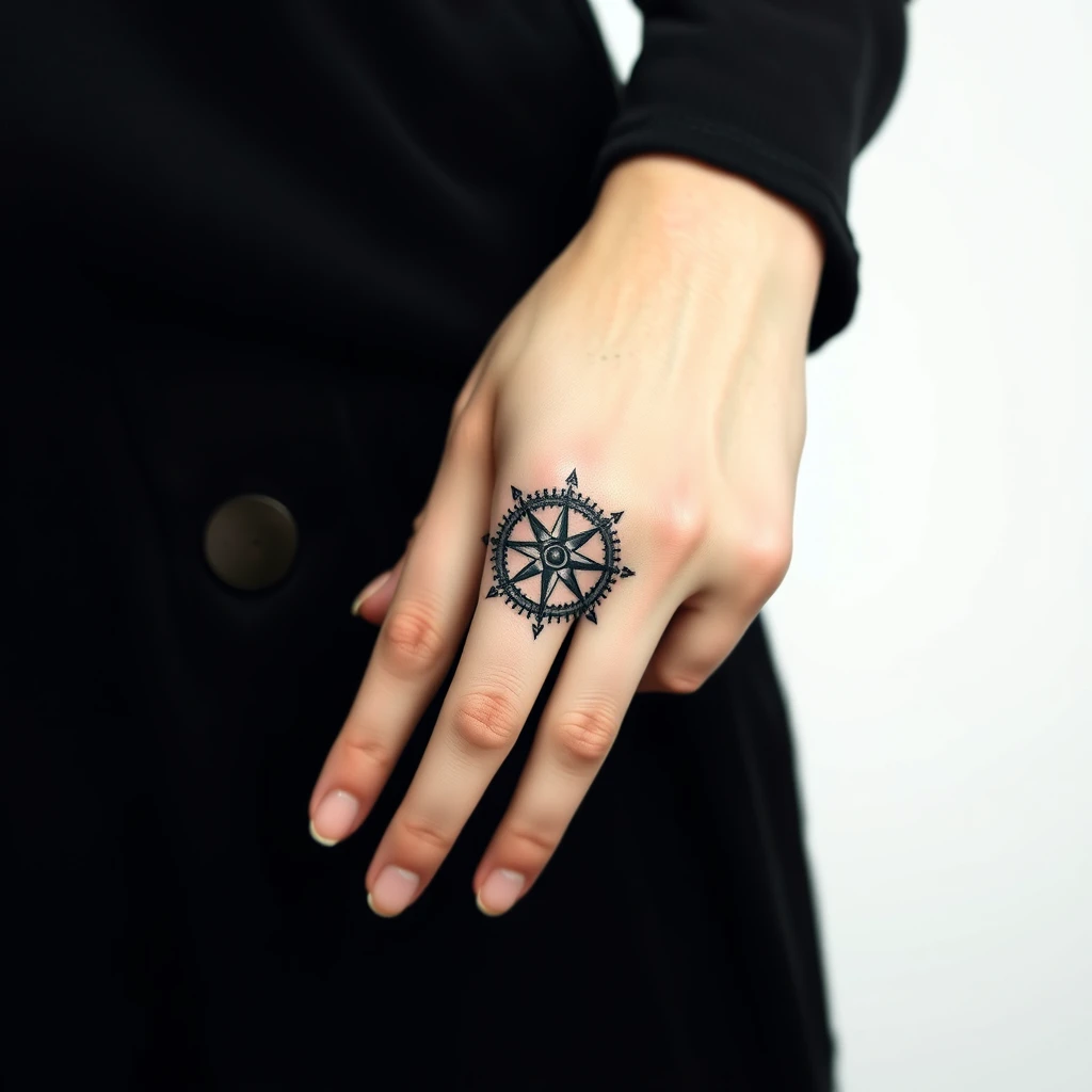 Compass tattoo