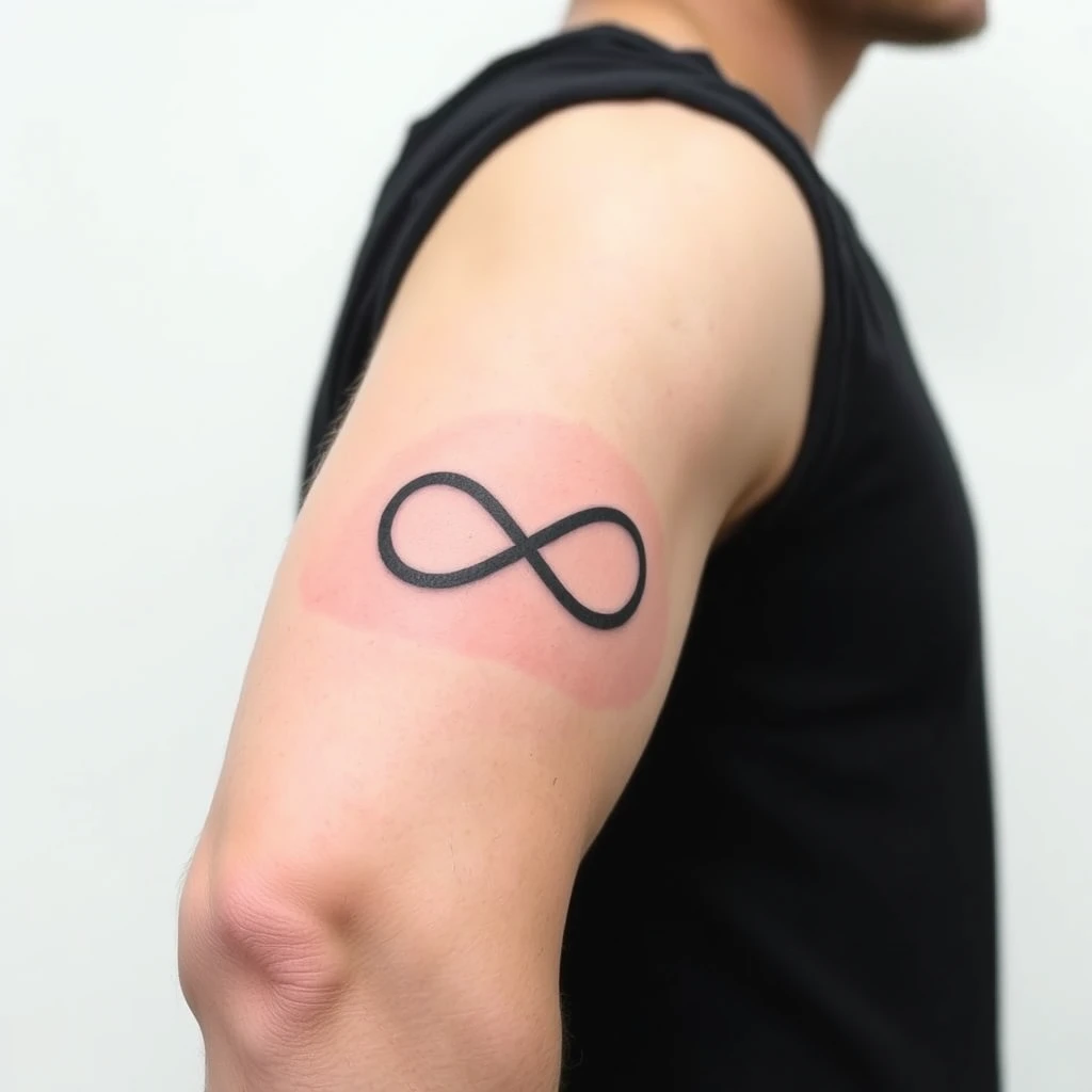 Infinity symbol tattoo