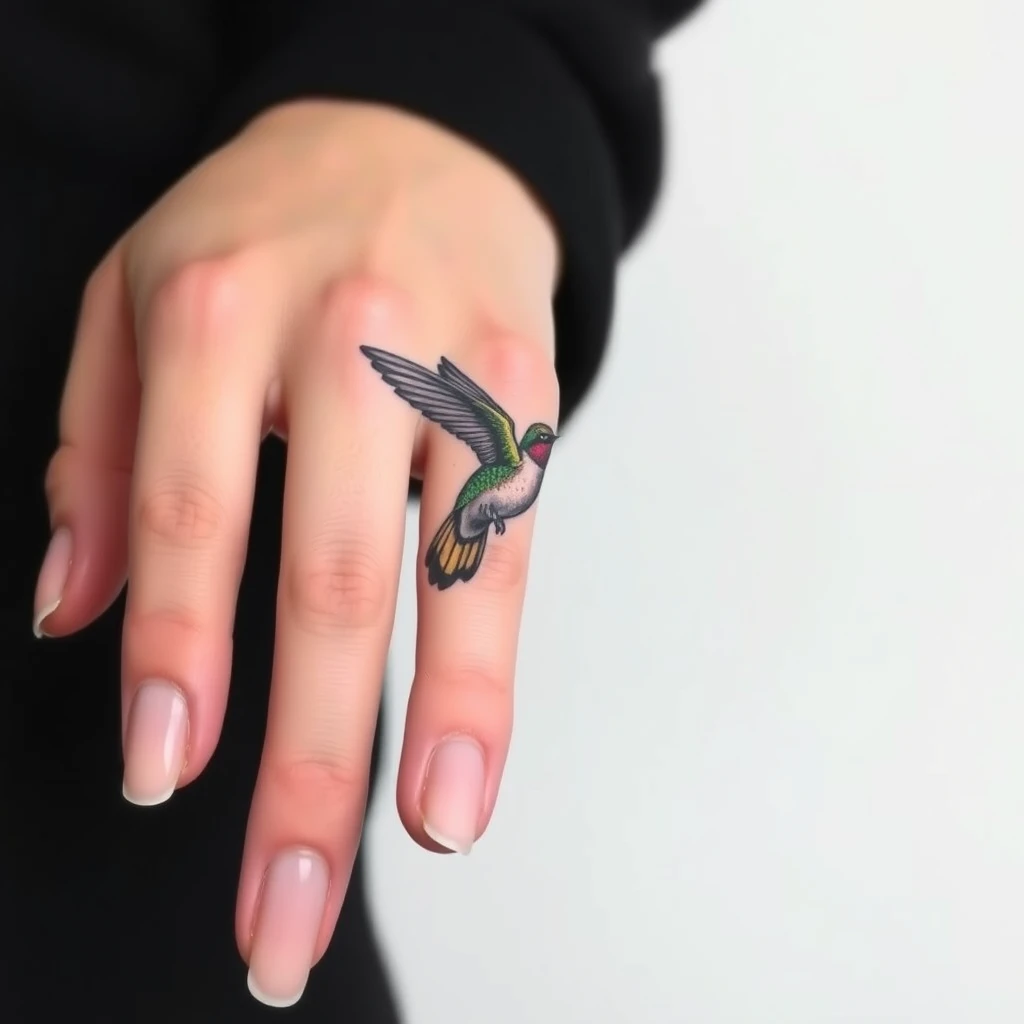 Hummingbird tattoo