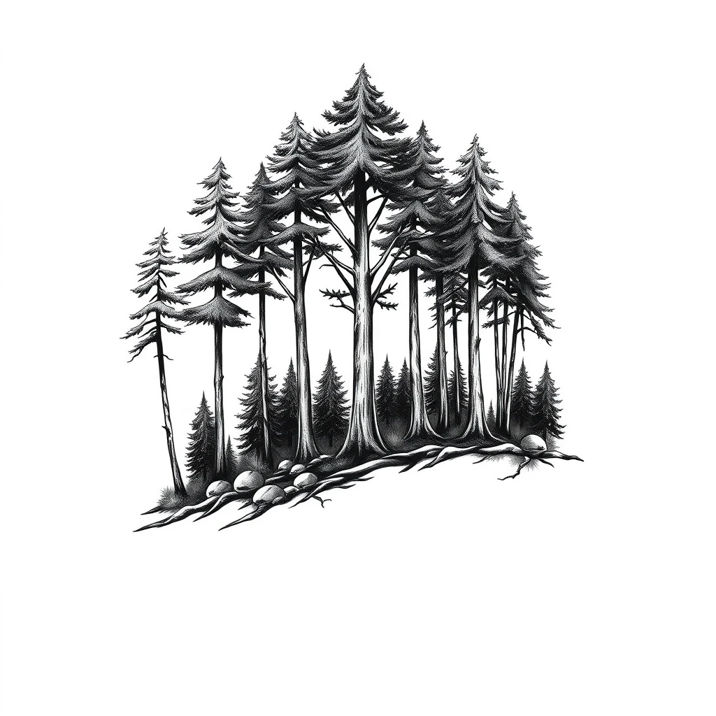 Forest tattoo