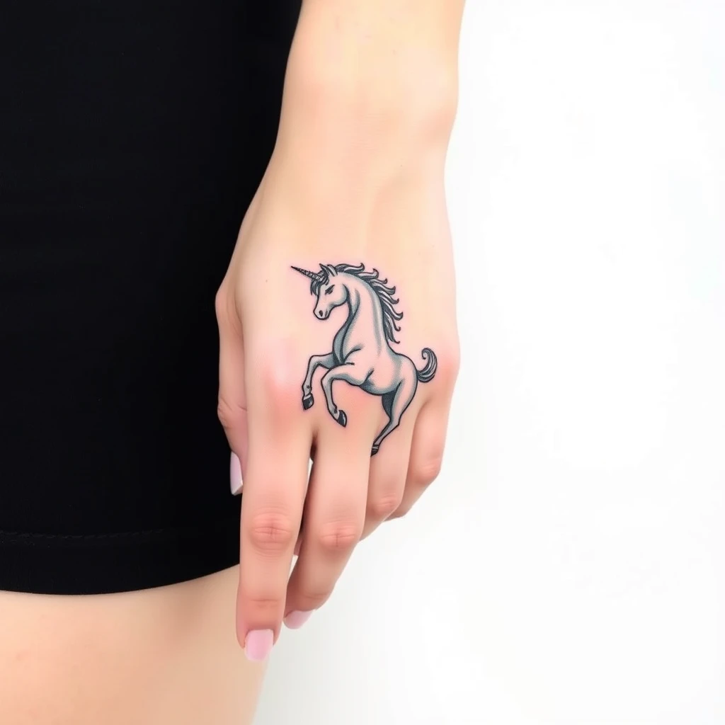 Unicorn tattoo