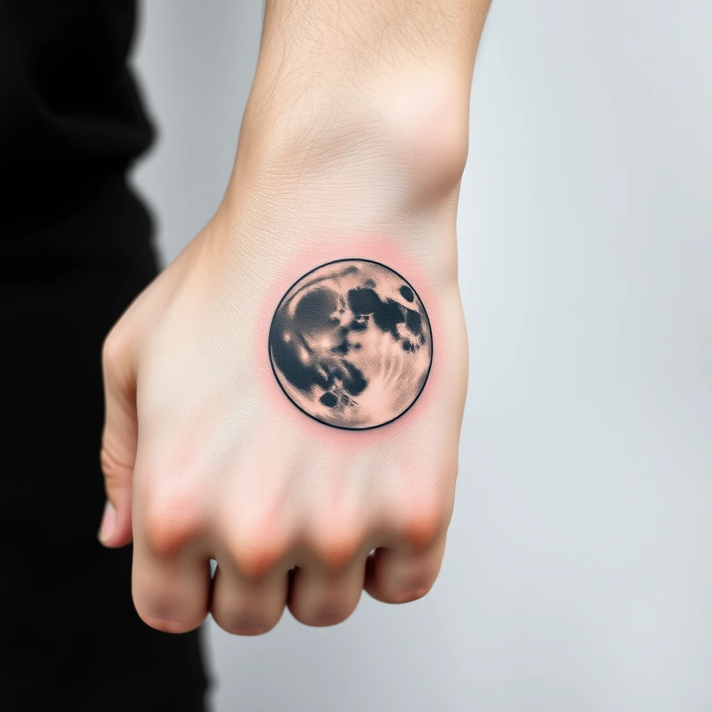 Moon tattoo