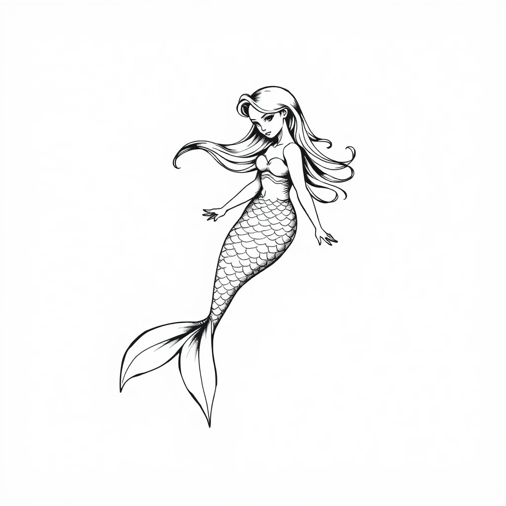 Mermaid tattoo