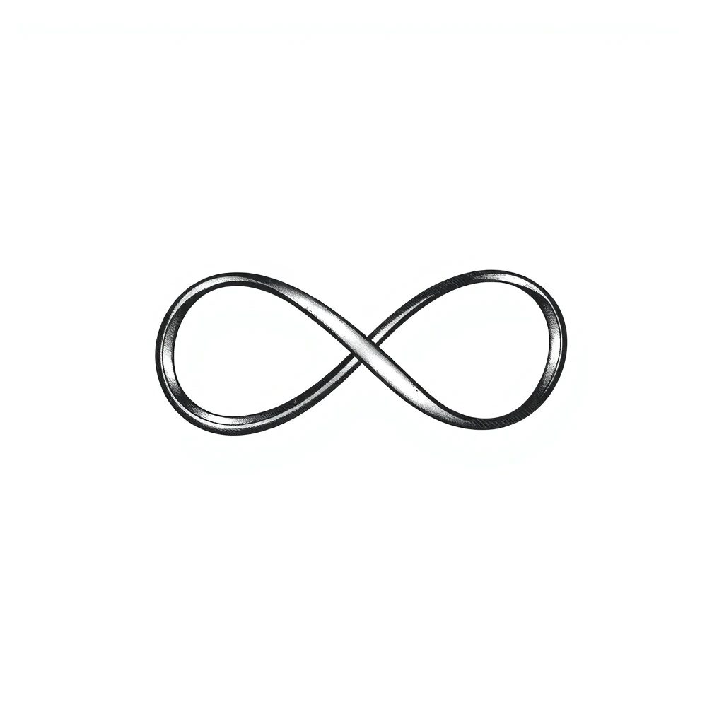 Infinity symbol tattoo