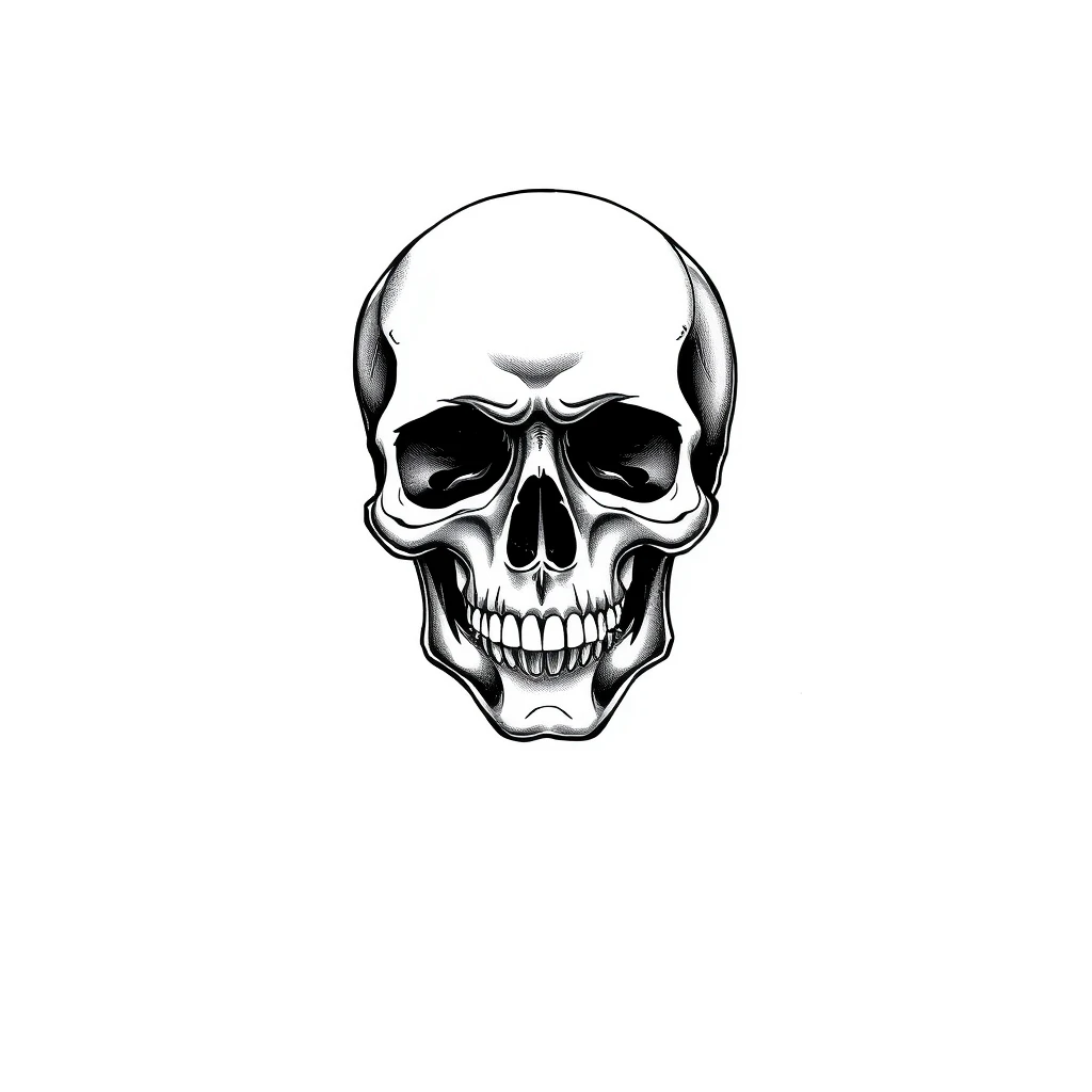 Skull tattoo