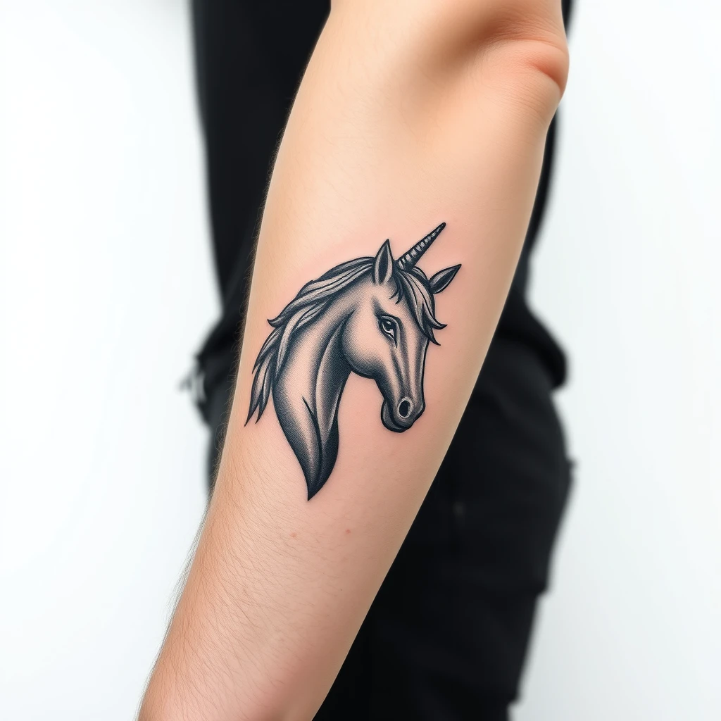 Unicorn tattoo