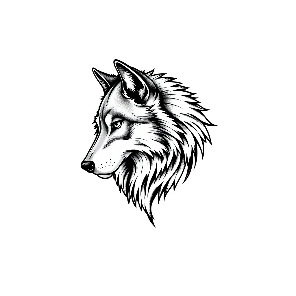 Wolf tattoo