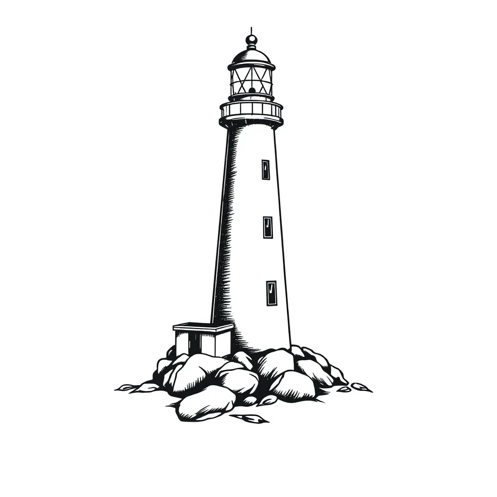 Lighthouse tattoo