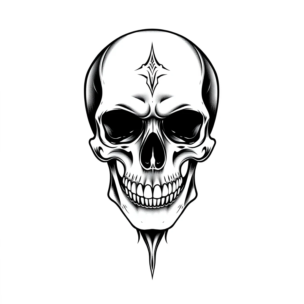 Skull tattoo