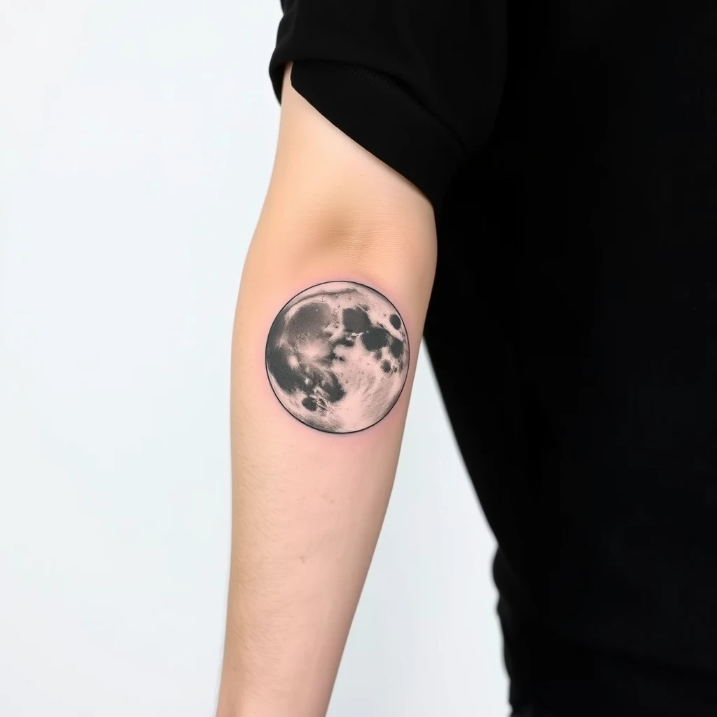 Moon tattoo