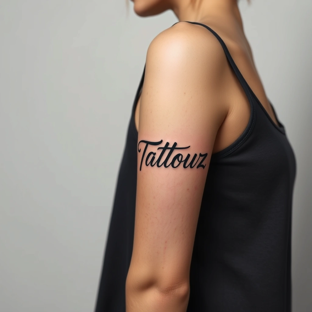 Tattoo 'Tatatuz' Realistic Black and White Half sleeve for Women