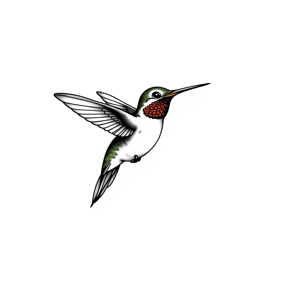 Hummingbird tattoo