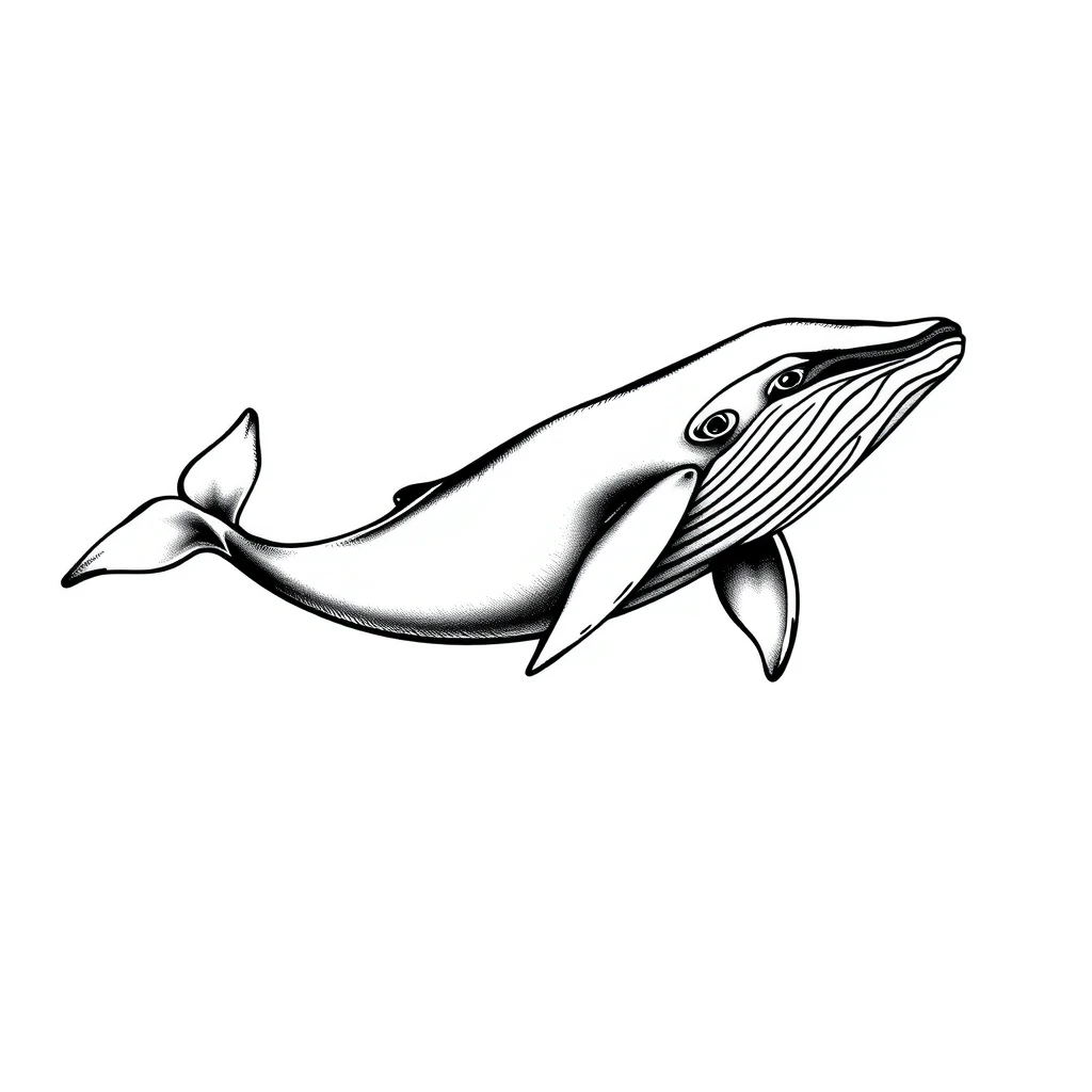 Whale tattoo