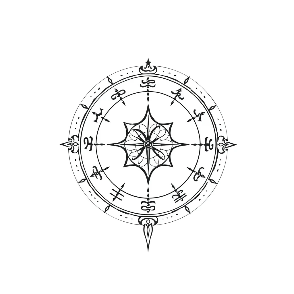 Zodiac symbols tattoo