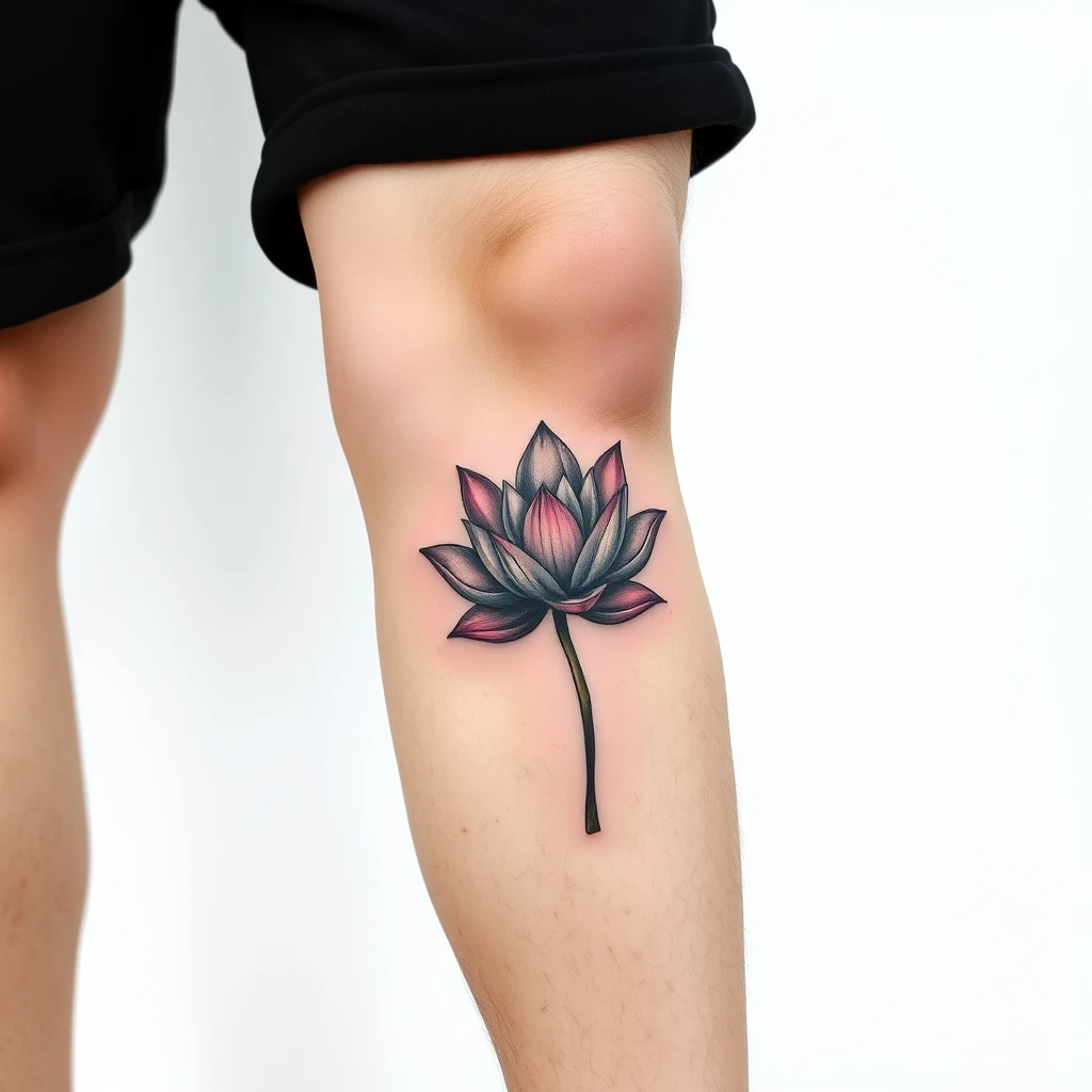 Lotus flower tattoo