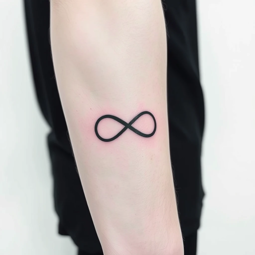 Infinity symbol tattoo