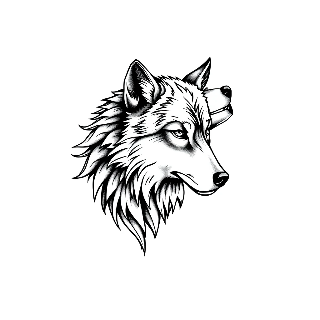 Wolf tattoo