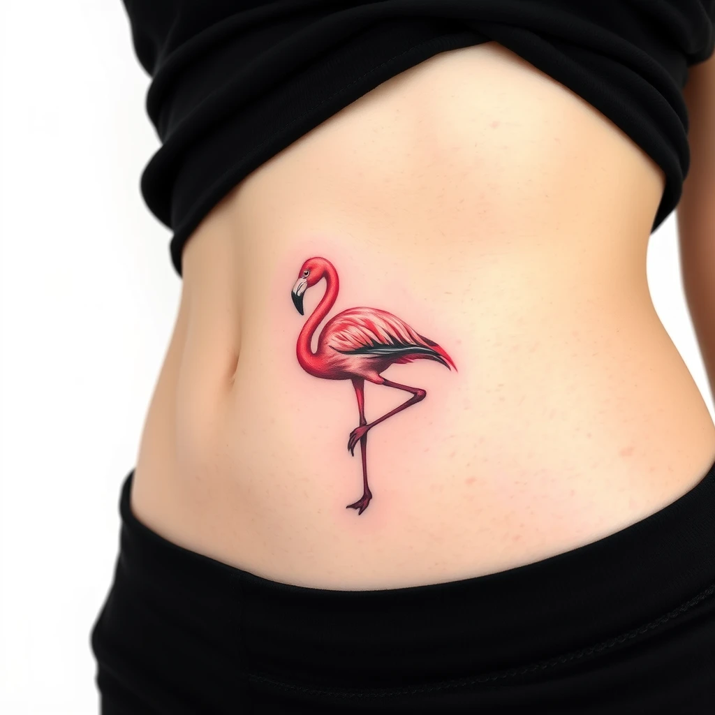 Flamingo tattoo