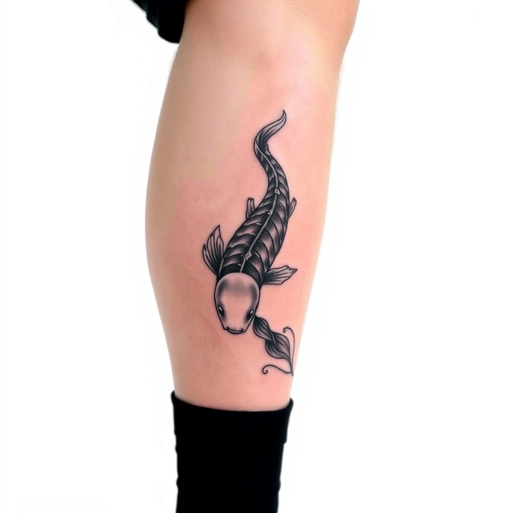 Koi fish tattoo