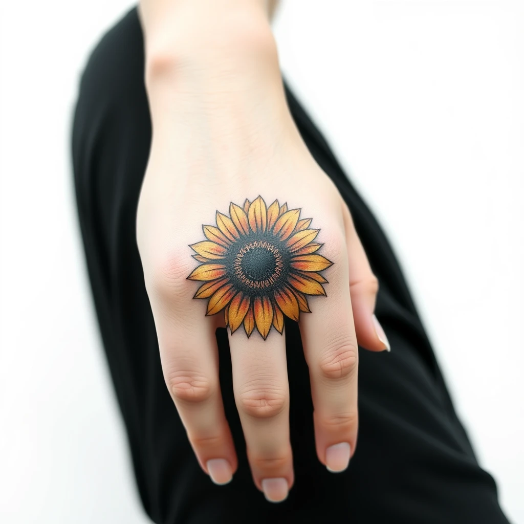 Sunflower tattoo