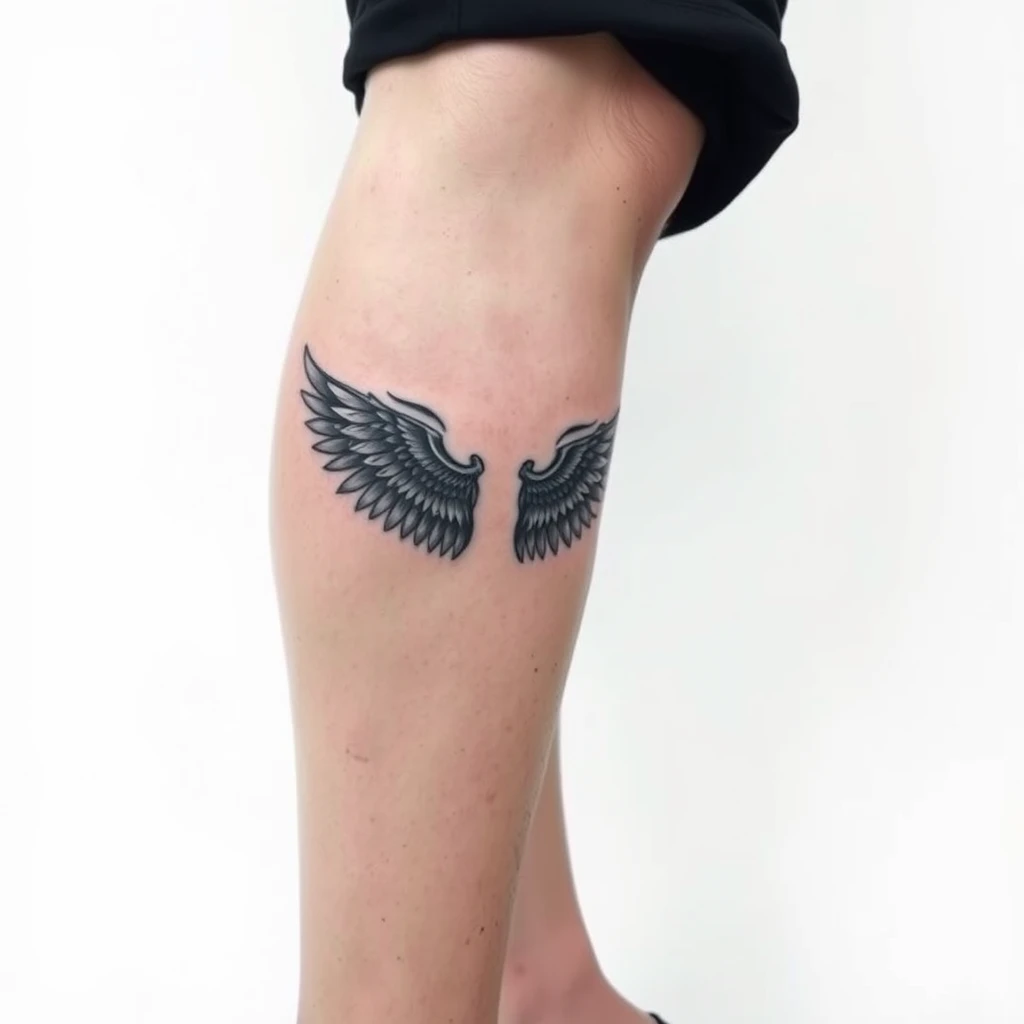 Angel wings tattoo