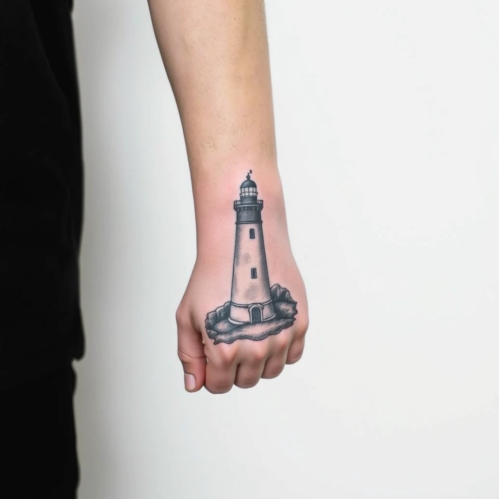 Lighthouse tattoo