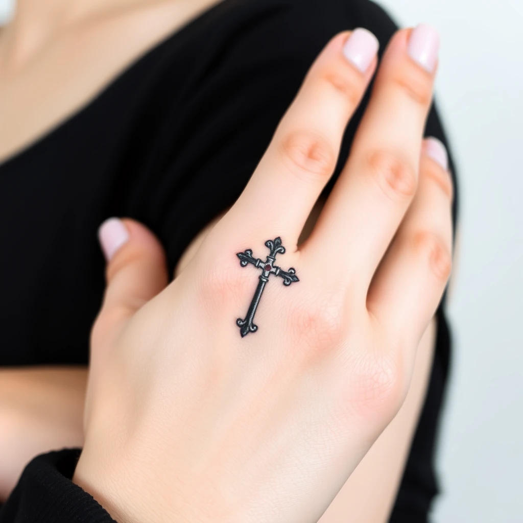 Cross tattoo