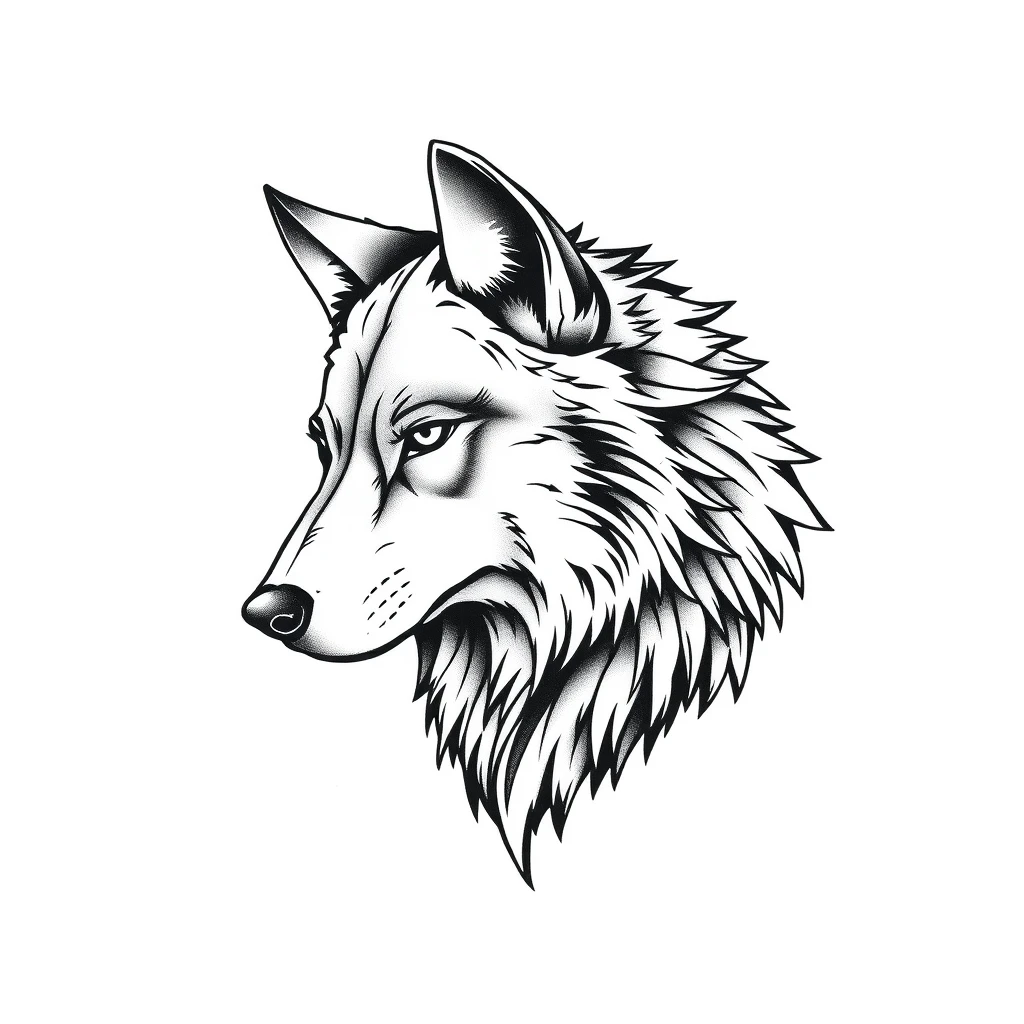 Wolf tattoo