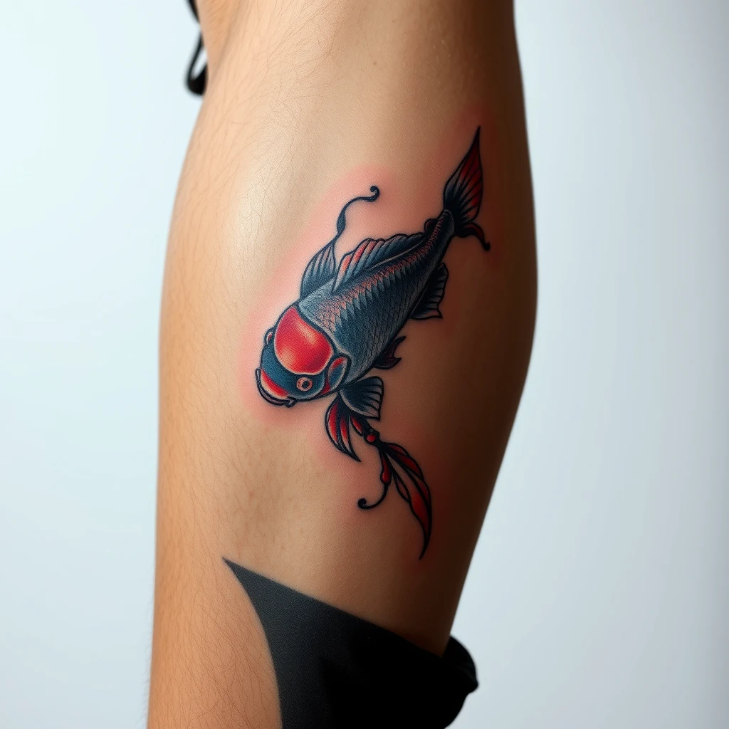 elegant fish tattoo