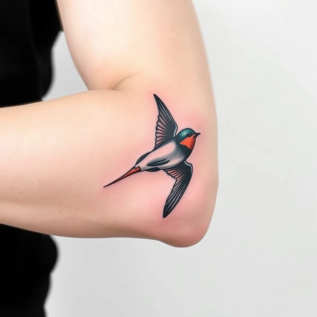 Swallow tattoo