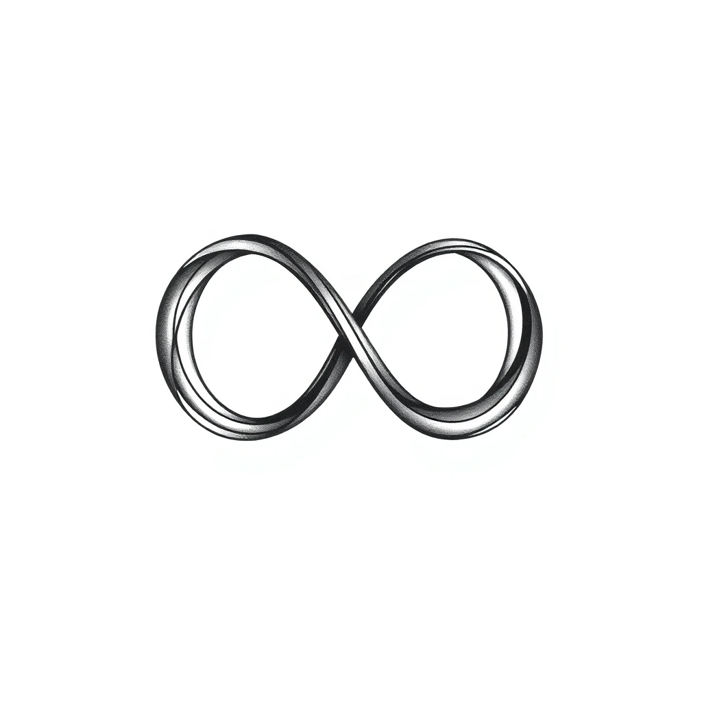 Infinity symbol tattoo