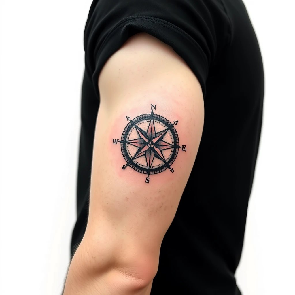 Compass tattoo