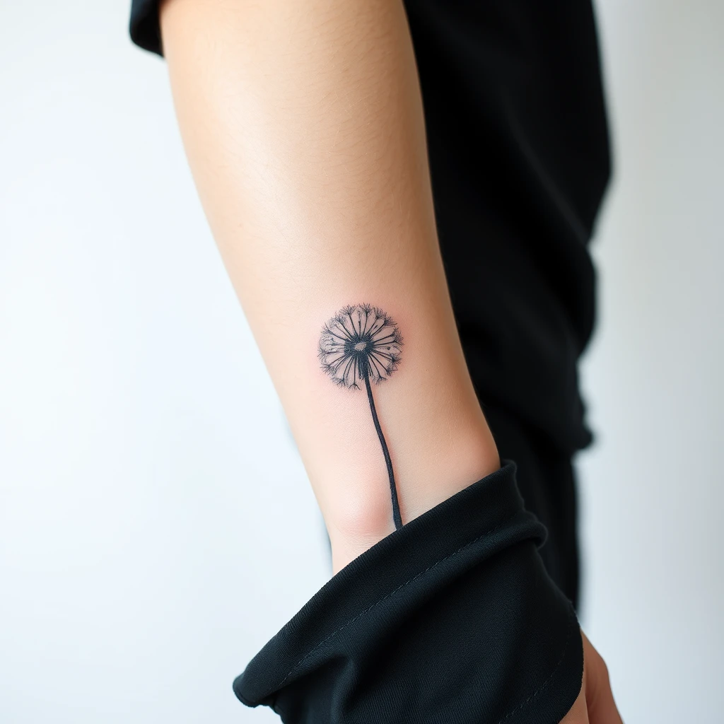 Dandelion tattoo