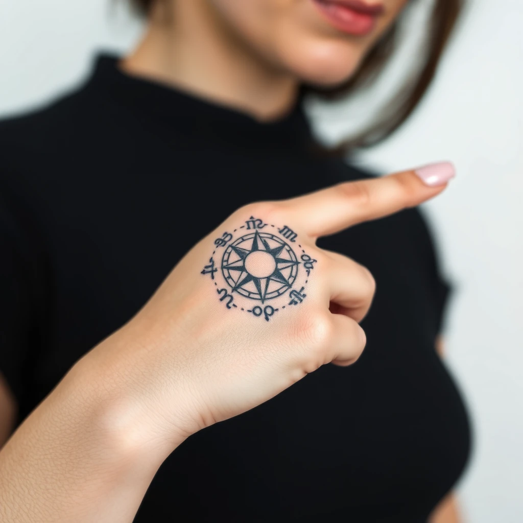 Zodiac symbols tattoo