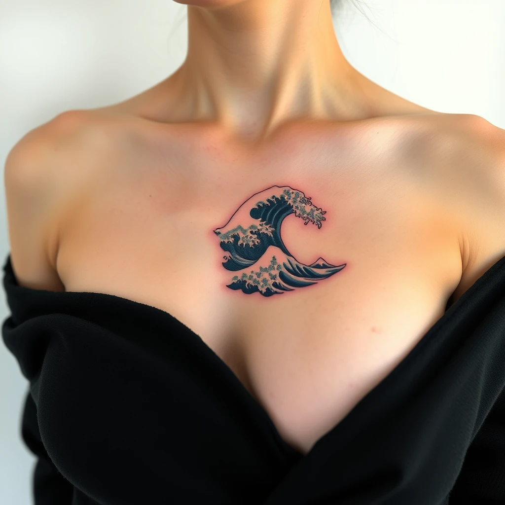 Wave tattoo