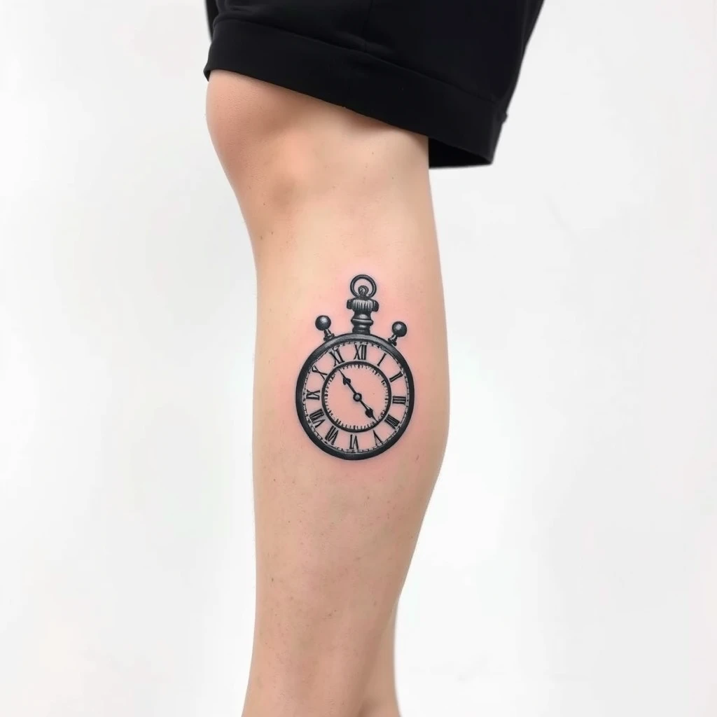 Clock tattoo