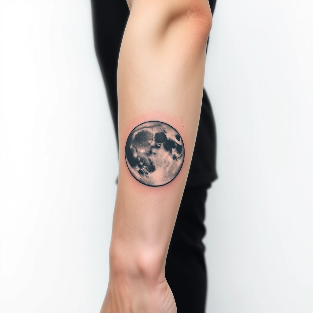 Moon tattoo