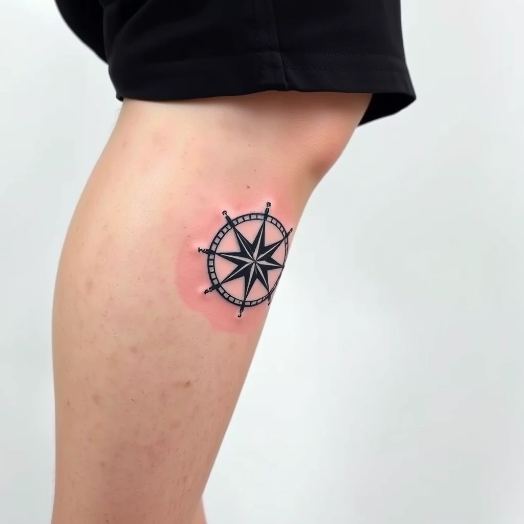 Compass tattoo