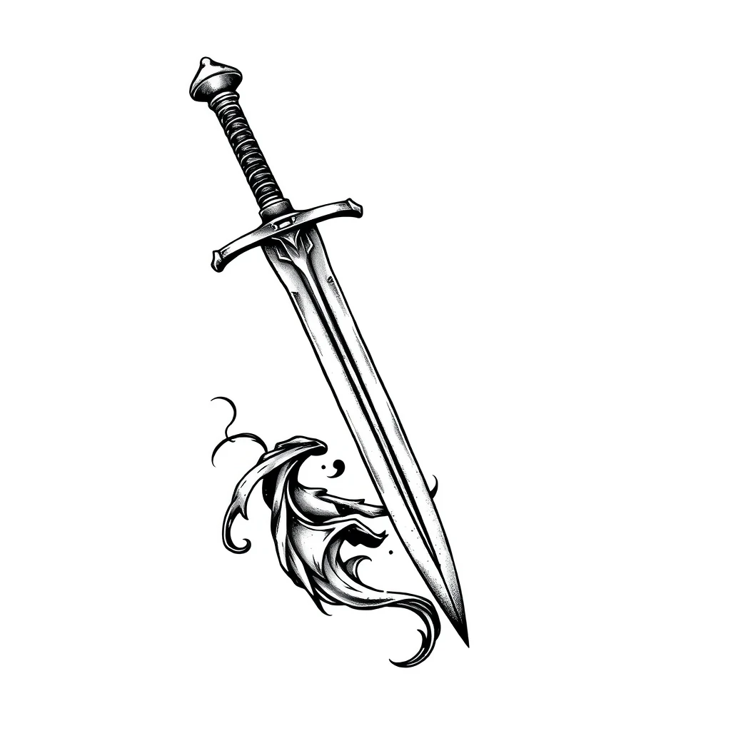 Sword tattoo