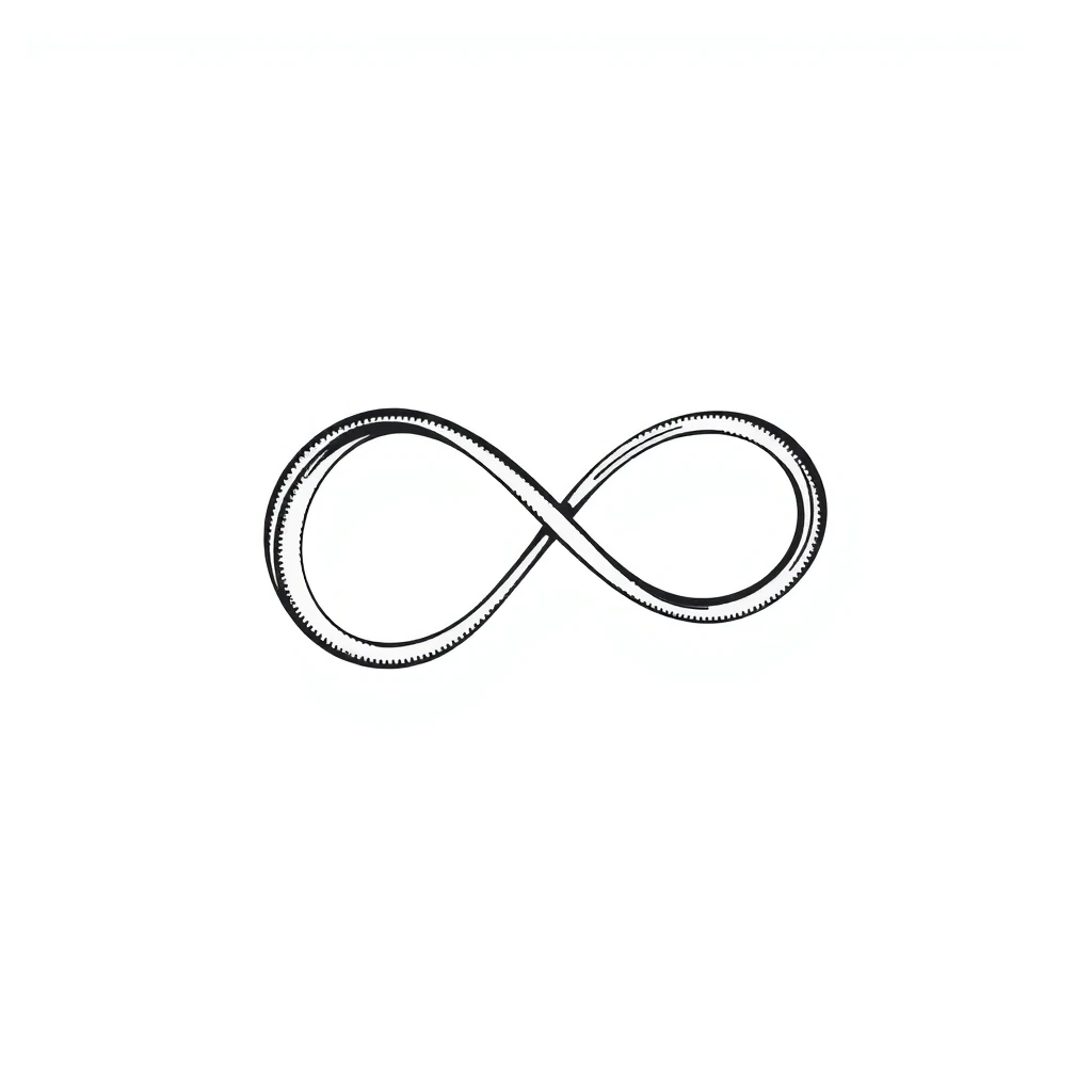 Infinity symbol tattoo